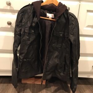 Faux leather jacket  XXL